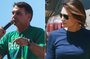 Cabo de guerra: Michelle puxa para um lado e Flávio Bolsonaro para outro