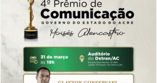 Governo lança 4º Prêmio de Comunicação nesta terça com palestra do jornalista Clayton Conservani