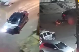 Violência no Brasil: irmãs sequestradas pelo padrasto pulam de carro durante perseguição policial