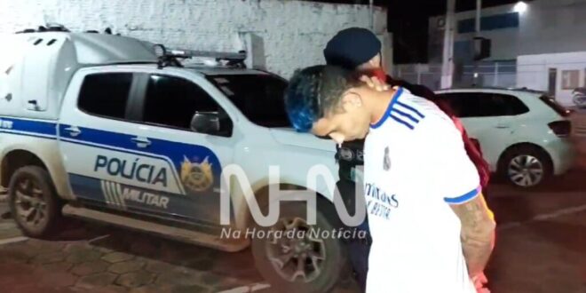 Violência em Rio Branco: jovem é preso com arma, droga e moto roubada após denúncia de cárcere privado