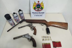 Violência em Rio Branco: PM evita confronto entre facções criminosas e apreende armas que seriam usadas para matar rivais