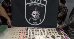Drogas em Rio Branco: PM estoura bocada e prende jovem em flagrante