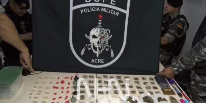 Drogas em Rio Branco: PM estoura bocada e prende jovem em flagrante