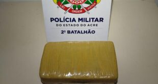 Dando sopa: PM apreende 1 quilo de skunk em casa abandonada em Rio Branco