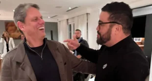Prato indigesto: Tarcísio jantou com empresário do funk investigado por ligação com o PCC