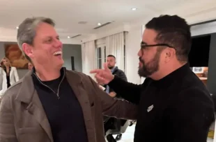 Prato indigesto: Tarcísio jantou com empresário do funk investigado por ligação com o PCC