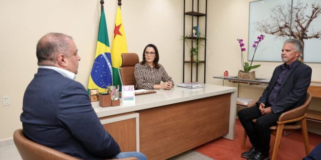 Governadora Mailza Assis se reúne com Grupo Bauminas para fortalecer investimentos na indústria acreana