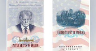 Megalomaníaco: Trump coloca o próprio rosto em passaportes, prédios, programas do governo e em moedas