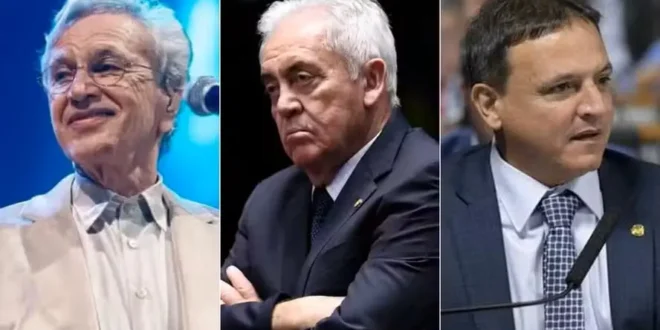 Que feio! Márcio Bittar vira manchete nacional por espalhar fake news sobre Caetano Veloso