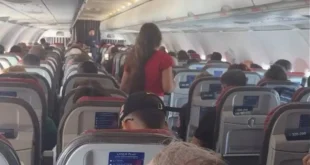 Aqui não: pastora mirim faz pregação durante voo e é contida por comissários