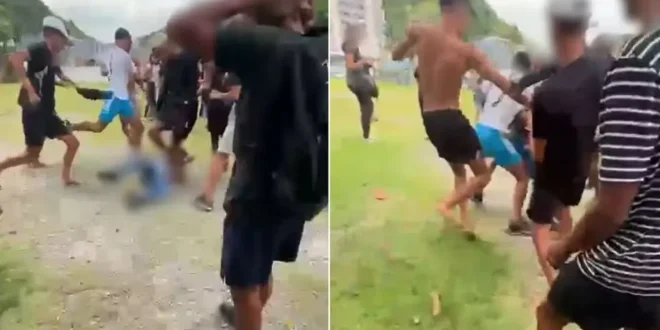 Violência juvenil: adolescente de 14 anos é cercado e espancado por 9 jovens ao sair de escola