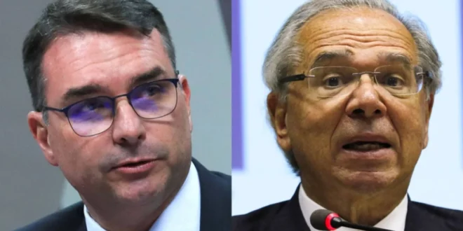 Paulo Guedes hesita em fechar com Flávio Bolsonaro