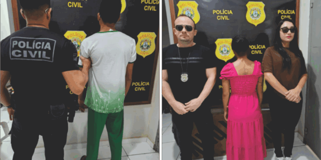 Polícia Civil prende suspeito de importunação sexual em escola e cumpre mandado por tráfico
