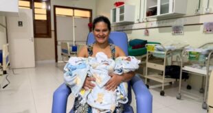 Dose tripla: acreana vive primeiro Dia das Mães após nascimento de trigêmeos