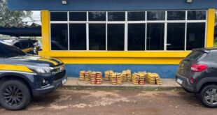 Droga no balde: PRF apreende 175 quilos de skunk durante fiscalização na BR-364