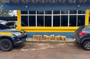 Droga no balde: PRF apreende 175 quilos de skunk durante fiscalização na BR-364