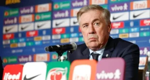 Ancelotti diz que Neymar pode jogar, ficar no banco ou nem entrar em campo durante a competição