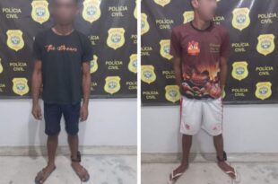 Suspeitos de homicídio são pegos escondidos em área de mata em Tarauacá