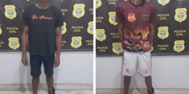 Suspeitos de homicídio são pegos escondidos em área de mata em Tarauacá