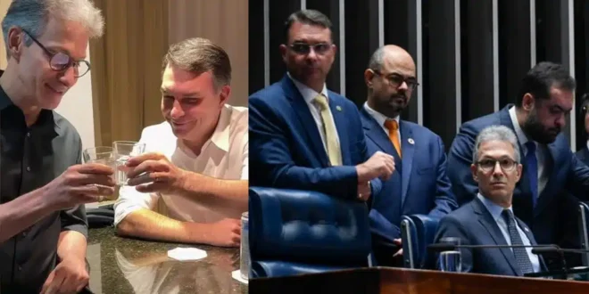 Farinha do mesmo saco: Zema critica Flávio Bolsonaro mas alterou lei para beneficiar Master em meio à doação de R$ 1 milhão de pai de Vorcaro