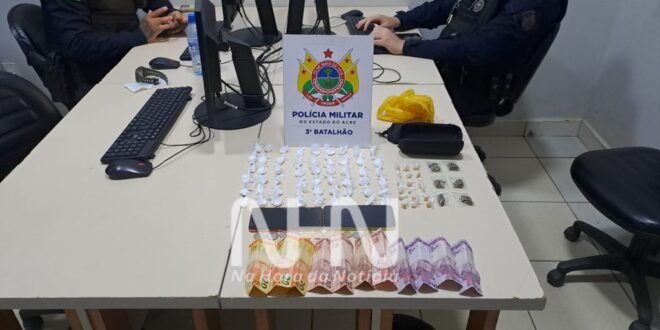 Adolescentes de 16 anos são apreendidos com drogas em ponto conhecido pelo tráfico