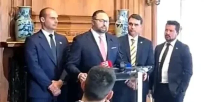 Conselheiro de Trump evita declarar apoio de Trump a Flávio Bolsonaro nos EUA