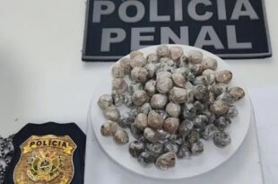 Tenta levar maconha para dentro do presídio e acaba em cana