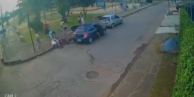 Violência em Rio Branco: mulher é arrancada de carro e tem cabeça batida contra asfalto em briga
