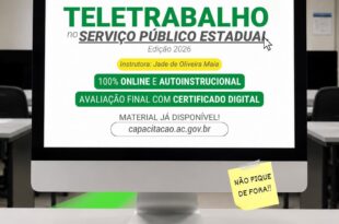Administração lança cursos online para servidores sobre compras públicas e teletrabalho