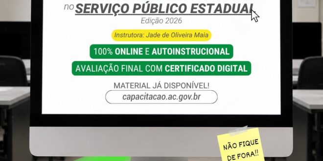 Administração lança cursos online para servidores sobre compras públicas e teletrabalho