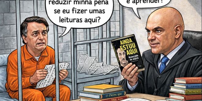 Ignorância crônica: Jair Bolsonaro não lê nem para reduzir pena