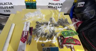 Policiais são recebidos a tiros em bocada de drogas no interior
