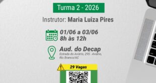 Governo oferece últimas vagas para curso de fluxograma voltado a servidores estaduais