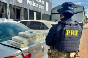 Casal sai da fronteira com a Bolívia com carro recheado de skunk para cair nas mãos da polícia em Senador Guiomard