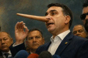 Bolsonarinho Pinóquio: Operação da PF desmente versão de Flávio Bolsonaro sobre relação com Vorcaro