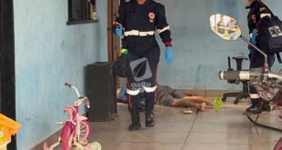 Homem é executado dentro de residência e suspeito acaba baleado pelo próprio comparsa