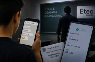 Rapaz recebe mensagens sexuais, manda Pix de 1 centavo e descobre que era seu professor de ética