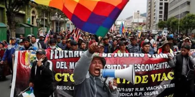 Povo nas ruas contra a extrema direita: Rebelião popular na Bolívia derruba ministros