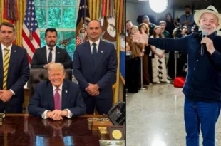 Flávio e Eduardo Bolsonaro sinalizam a Trump para dar “mesmo destino de Maduro” a Lula