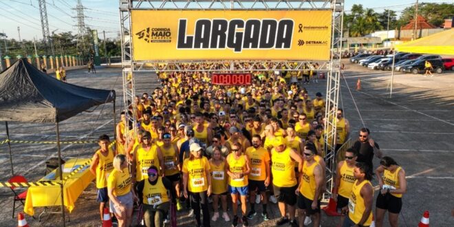 Rio Branco recebe primeira edição da Corrida Detran Maio Amarelo