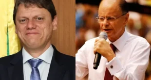 Como Tarcísio explica deixar o consignado com o banco de Edir Macedo?