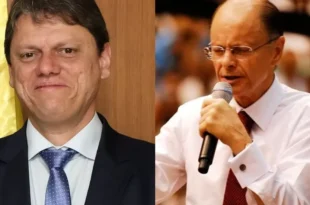 Como Tarcísio explica deixar o consignado com o banco de Edir Macedo?