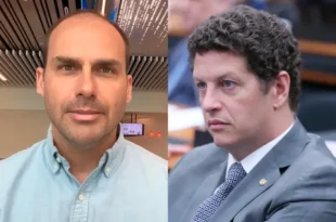 Ricardo Salles ataca Eduardo Bolsonaro: “Máscara caiu”