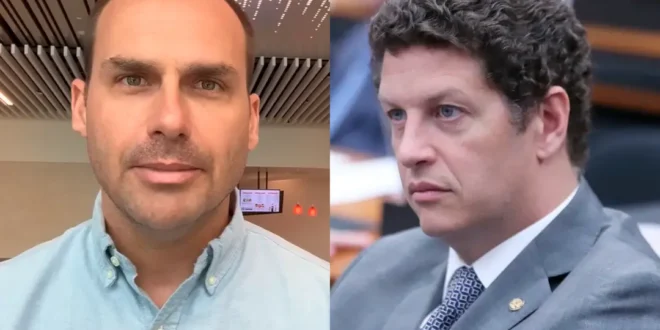 Ricardo Salles ataca Eduardo Bolsonaro: “Máscara caiu”