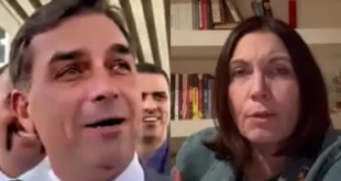 Flávio Bolsonaro passa vergonha ao convidar Bia Kicis para ser vice em sua chapa