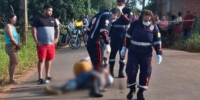 Jovem de 21 anos é morto a tiros, esposa foi obrigada a se afastar antes dos disparos