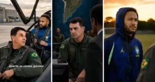 Quis fazer gracinha e se deu mal: Flávio Bolsonaro usou Neymar em vídeo de IA sem autorização e equipe do jogador reage