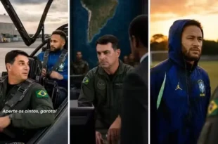 Quis fazer gracinha e se deu mal: Flávio Bolsonaro usou Neymar em vídeo de IA sem autorização e equipe do jogador reage