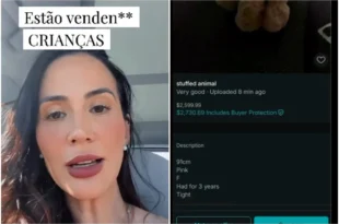 Influenciadores denunciam indícios de esquema de tráfico infantil em sites de vendas