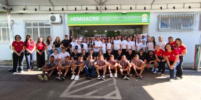 Hemoacre mobiliza população em celebração ao Dia Mundial do Doador de Sangue